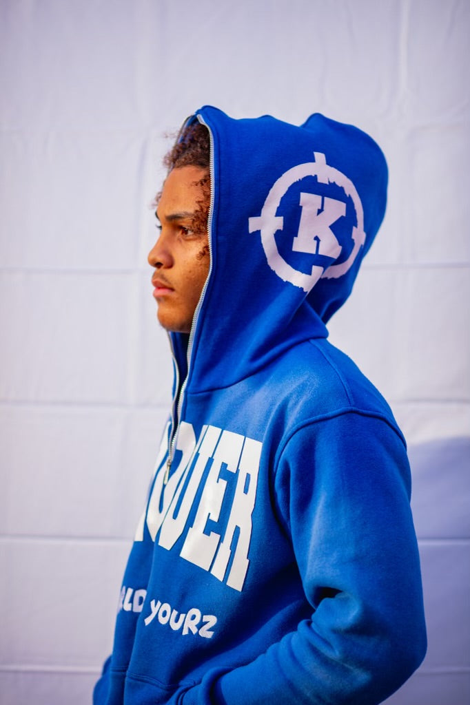 BLUE KONQUER FULL ZIPUP JACKET
