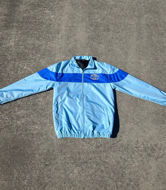 BLUE WINDBREAKER JACKET