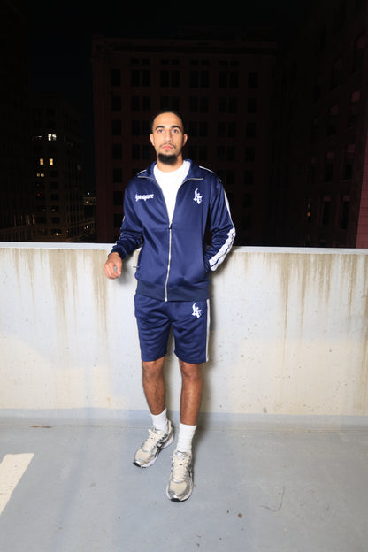 NAVY BLUE TRACKSUIT SHORTS