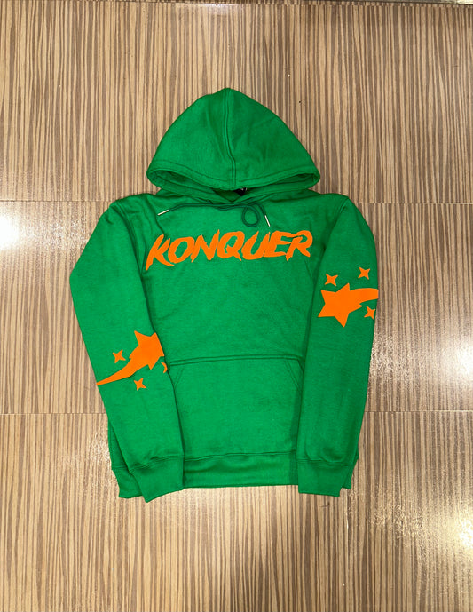 GREEN KONQUER HOODIE