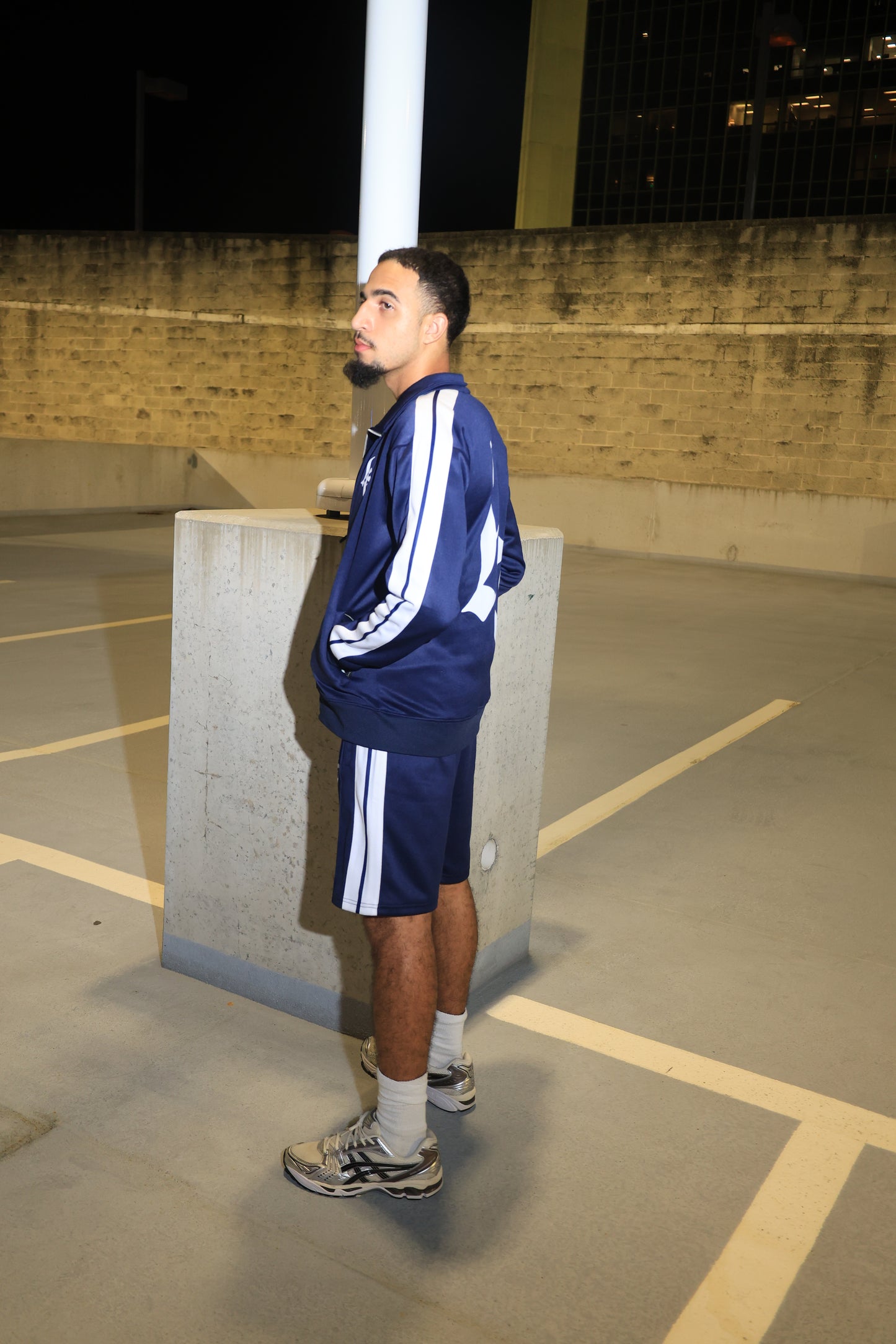 NAVY BLUE TRACKSUIT JACKET